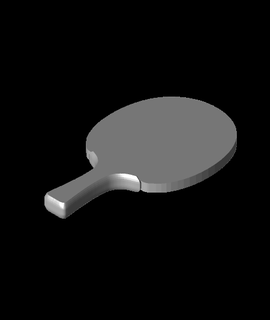 ping pong pagaia 3d modello problemi disegni grazie 3d print model - Mito3D