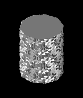 pinhão mosaico ondulação vaso cbobo2uco 3d print model - Mito3D
