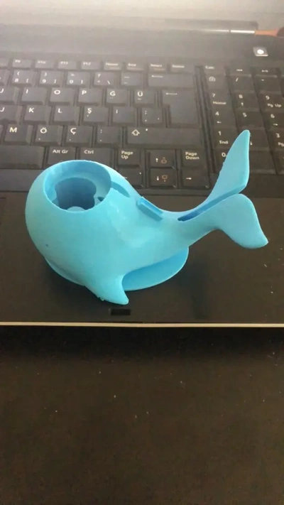 pinksie whale apple watch charger hidden logo box - 3d by botcan3d on thangs 3d print model - Mito3D