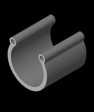 pipe clamp 3d model snowhead thangs 3d print model - Mito3D