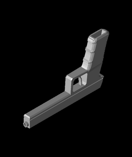 dimensione pistola duckforce 3d print model - Mito3D