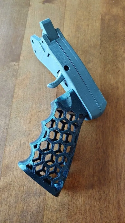 pistolet poignée mod glissement legolini 3d by peter s1 3d print model - Mito3D