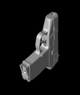 pistolet favorable 3d modèle pleut 3d print model - Mito3D