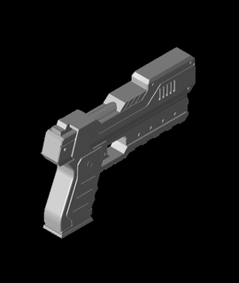 Pistole sci fistl 3d Modell alexeysebas danke 3d print model - Mito3D