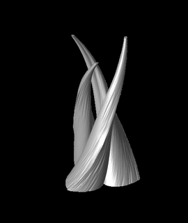 pixie hearts vase printbunny Home & Garden 3d print model - Mito3D