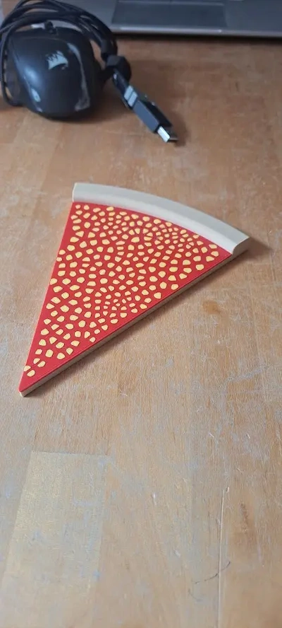 pizza fetta 3d by spazioso on grazie 3d print model - Mito3D