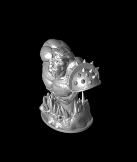 planet hulk bust support free remix 3d model thangs 3d print model - Mito3D