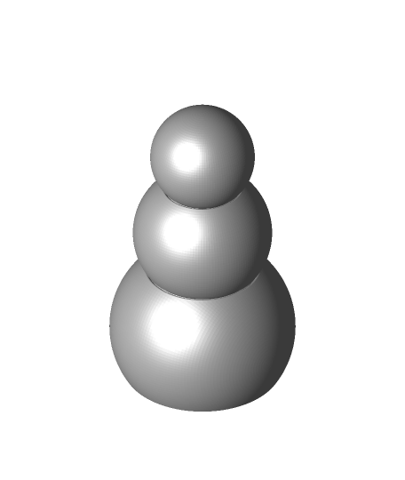planetary snowman printingworld 3D print model - Mito3D