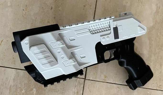 planeta 2 u 100 estático modelo apuntalar pistola 3d by terminal 6 on gracias 3d print model - Mito3D