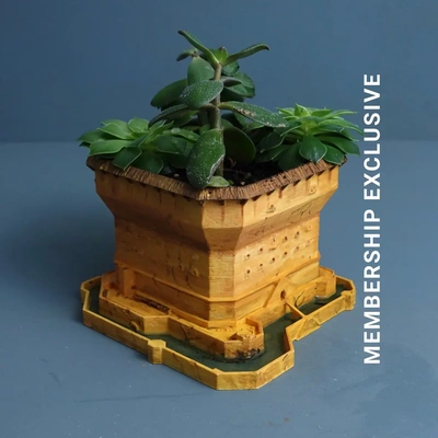 planter castle - 3d by gazzaladra on thangs 3d print model - Mito3D