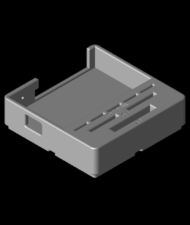 platino carta lettore gridfinity v2stl dispositivi 3d print model - Mito3D