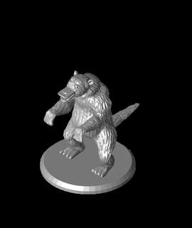 ornitorenk ayısı fırtına kargası 3d print model - Mito3D