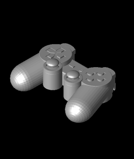 playstation controller keychain mya Hobbies & Games 3d print model - Mito3D