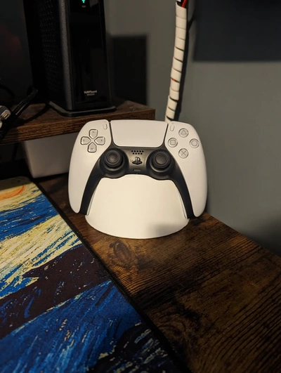 playstation ps5 minimalist controller mount - 3d by hazzardjiii on thangs 3d print model - Mito3D