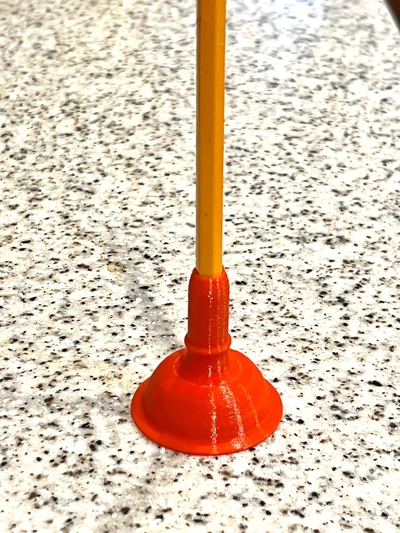 plunger pencil holderstl - 3d by asseenon on thangs 3d print model - Mito3D