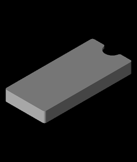 pocket sized latón calibrar caso funda 3d print model - Mito3D