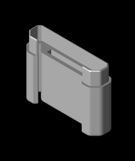 pocket blade disposal case 3d model petgreen thangs 3d print model - Mito3D