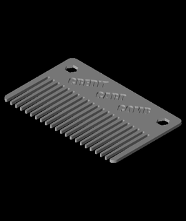 pocket comb logo fixedstl printcipl4 3d print model - Mito3D