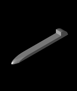 bolsillo cuchillo reemplazo palillo dientes 3d modelo gracias 3d print model - Mito3D