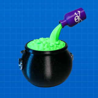 poisoned cauldron container - printingbuilds 3d print model - Mito3D