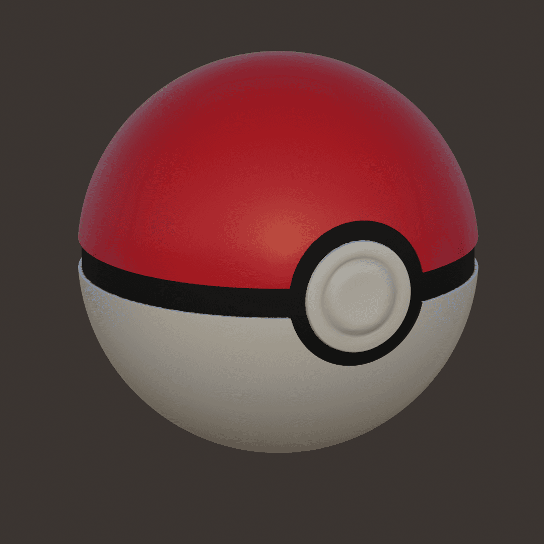 pokeball poobtus 3D print model - Mito3D