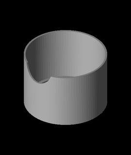 pokeball inspired cup pressprint 3d print model - Mito3D