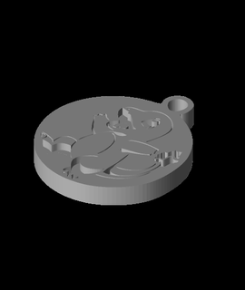 pokemon llave cadena diseño aficiones juegos 3d print model - Mito3D