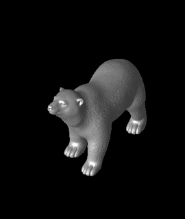 polar Urso 3d modelo Patrick 3d print model - Mito3D