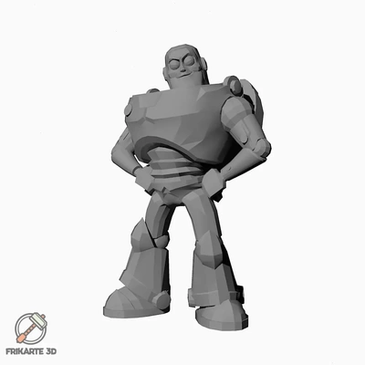 poly buzz lightyear - 3d by frikarte3d on thangs arts & entertainment movies comics animation people society kids teens children's interests toy story movie disney pixar 3d print model - Mito3D