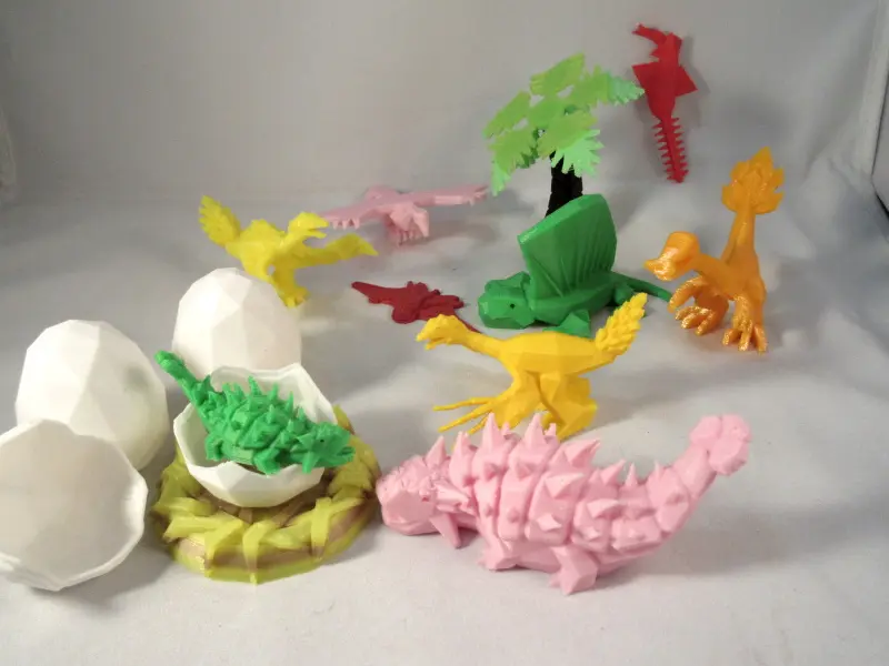 poly dinosaurs set 4 - 3d by pprofessor on thangs 3D print model - Mito3D