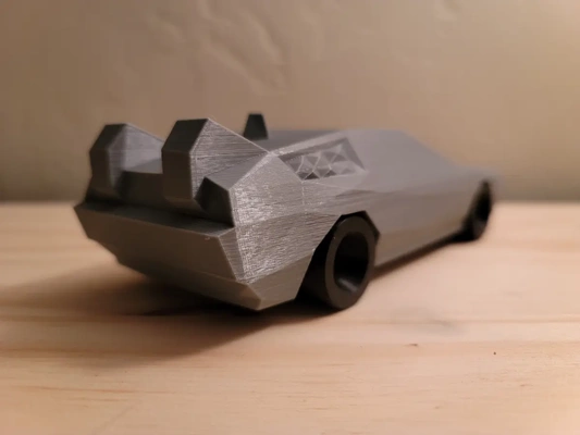 poly dmc delorean back to future - 3d by therealturtleman01 on thangs 3d print model - Mito3D