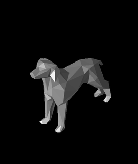 poly dog peterdriffin 3d print model - Mito3D