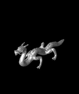 poly dragon zek animaux 3d print model - Mito3D