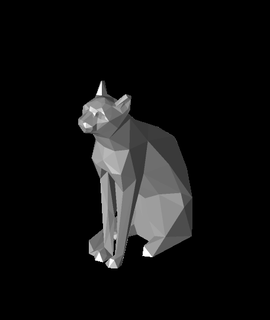 poly gayer-anderson egyptian cat 3d model thangs 3d print model - Mito3D