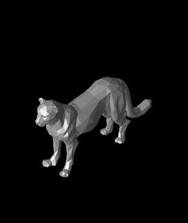 poli leopar ilk zek hayvanlar 3d print model - Mito3D