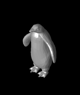 poly penguin rnost zek Animals 3d print model - Mito3D