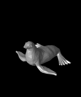 poly seal rnost zek Animals 3d print model - Mito3D