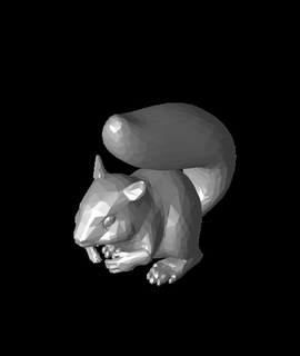 poli esquilo principalmente zek animais 3d print model - Mito3D