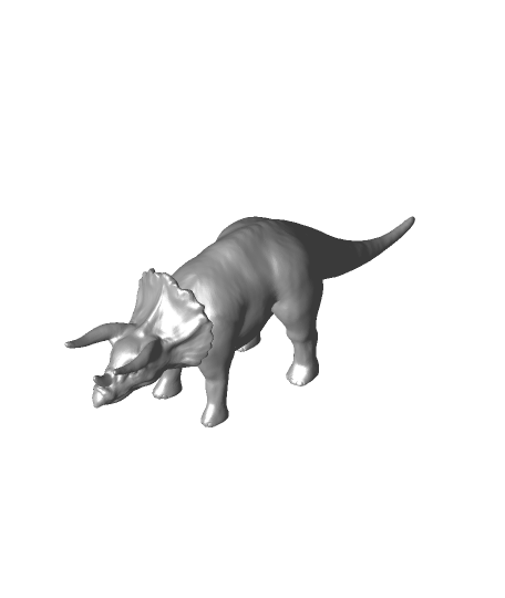 poli Triceratops ilk zek hayvanlar 3D print model - Mito3D