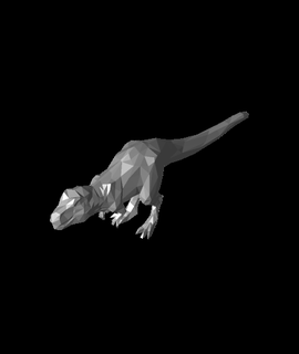 poli Tyrannosaurus ilk zek hayvanlar 3d print model - Mito3D