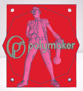 polymaker logo stl solaire 3d print model - Mito3D