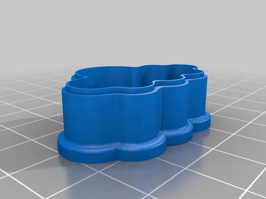 polímero arcilla cortador nube pendientes base soltar colgantes 3d by belitcha on gracias 3d print model - Mito3D