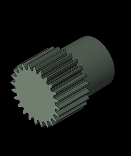 polymer spur gears -pressure angle 20 - 3d model thangs 3d print model - Mito3D
