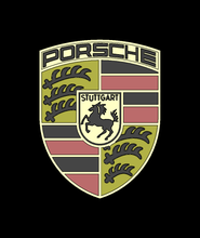 Porsche logotipo 3d modelo 3dcaddesignwork 3d print model - Mito3D