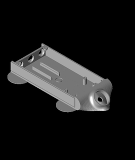 portal gun arduino nano mount 3d print model - Mito3D