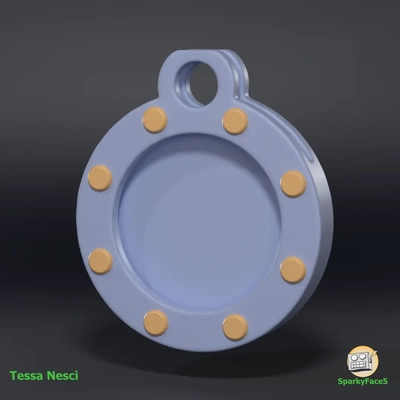 porthole photo pendant - 3d by sparkyface5 on thangs 3d print model - Mito3D