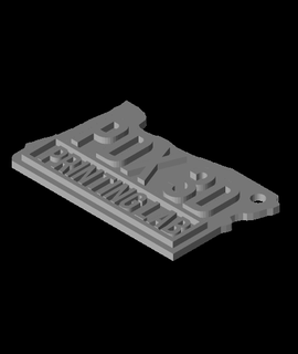 Portland Drucken Labor Schlüsselbund 3d print model - Mito3D