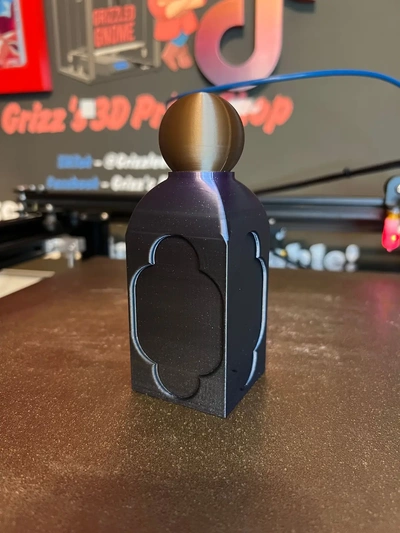 potion bottle - royal print in place 3d by grizzledgnome on thangs 3d print model - Mito3D