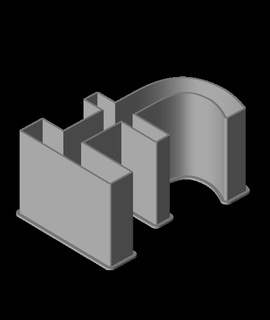 libra símbolo nestable caixa v1 ppac 3d print model - Mito3D