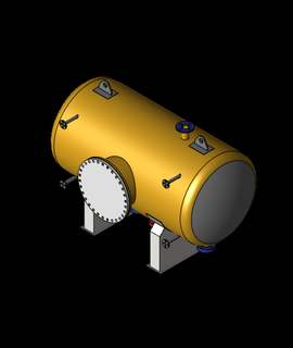 pressure vessel asme viii 3d model kunal kangale thangs 3d print model - Mito3D